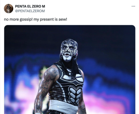 Penta El Zero Miedo Comments On Possibly Jumping To WWE: “My Present Is AEW”